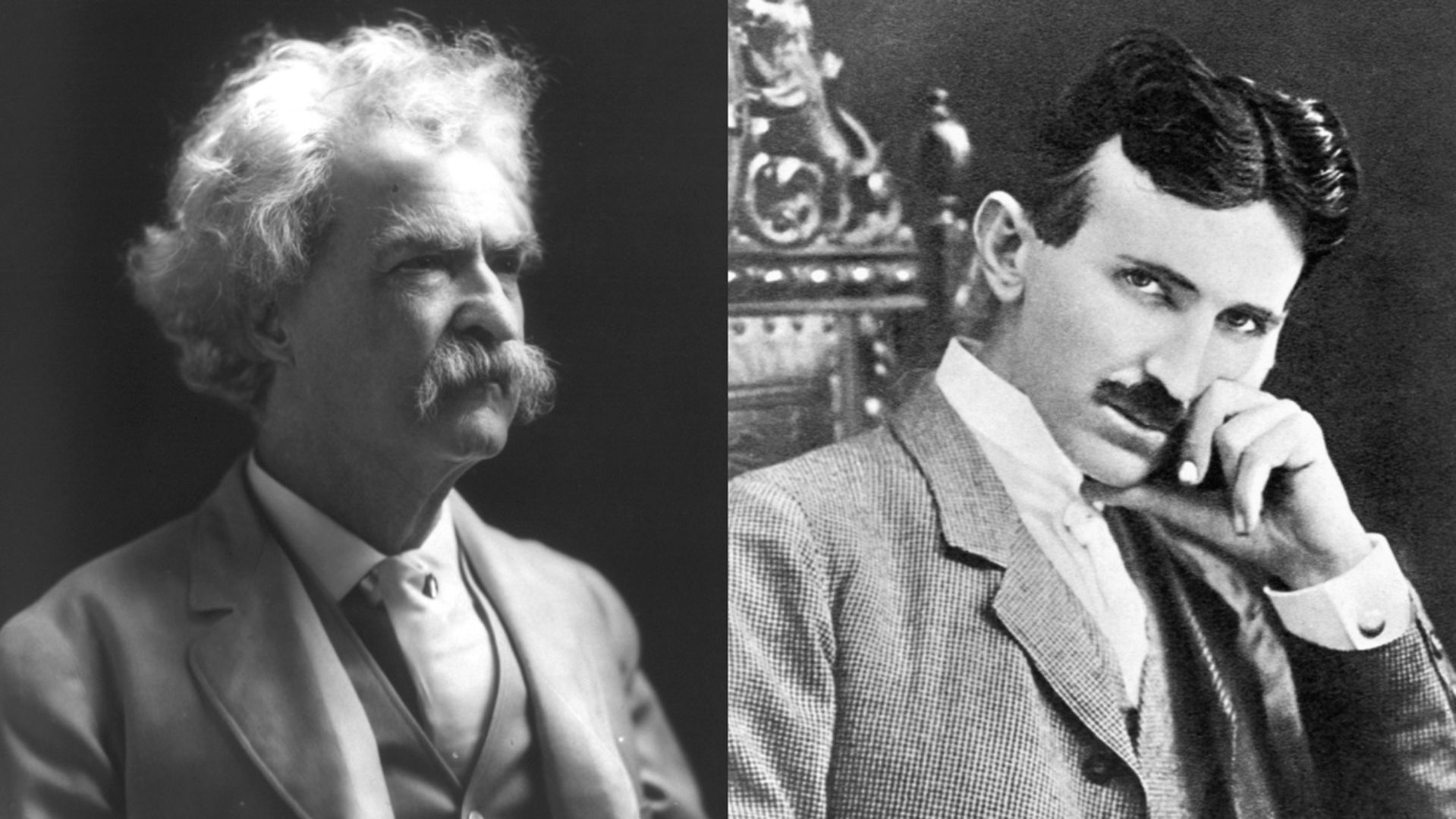 Mark Twain and Nikola Tesla